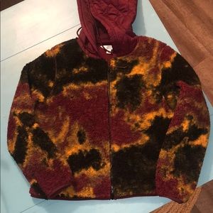 Full Zip Sherpa Jacket w/ Hood